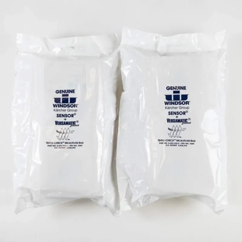 

Genuine Triple-Check Microfilter Bag 8.600-050.0 for Sensor and Versamatic Plus VacuumBags-Made in Germany-2 pack (20 bags)