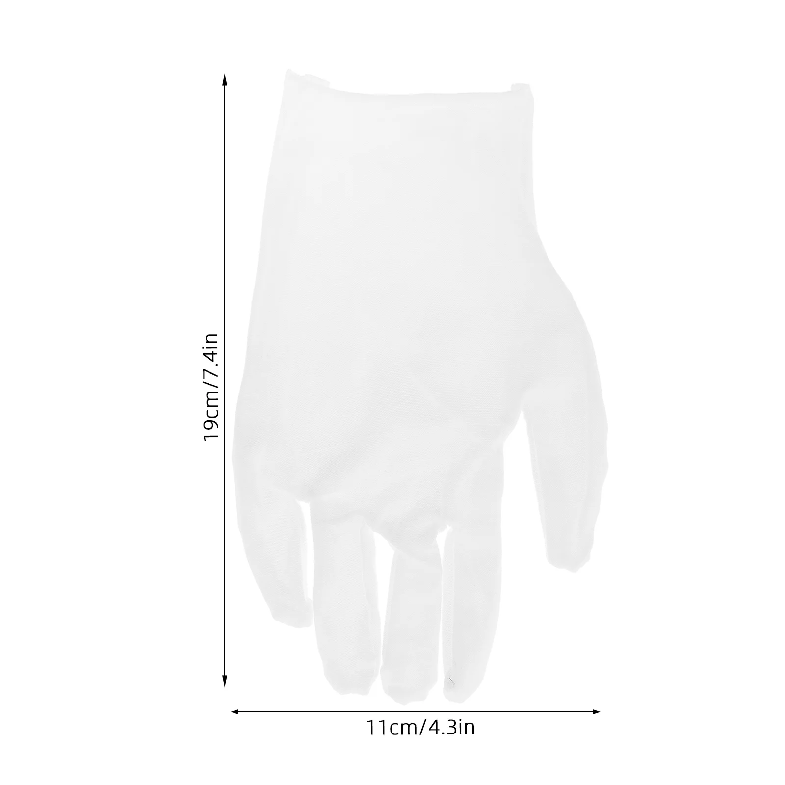 1 قطعة قفازات حماية المجوهرات القطن الأبيض قابلة لإعادة الاستخدام للتعامل مع العملات المعدنية فحص البستنة عرض أداة الصيانة