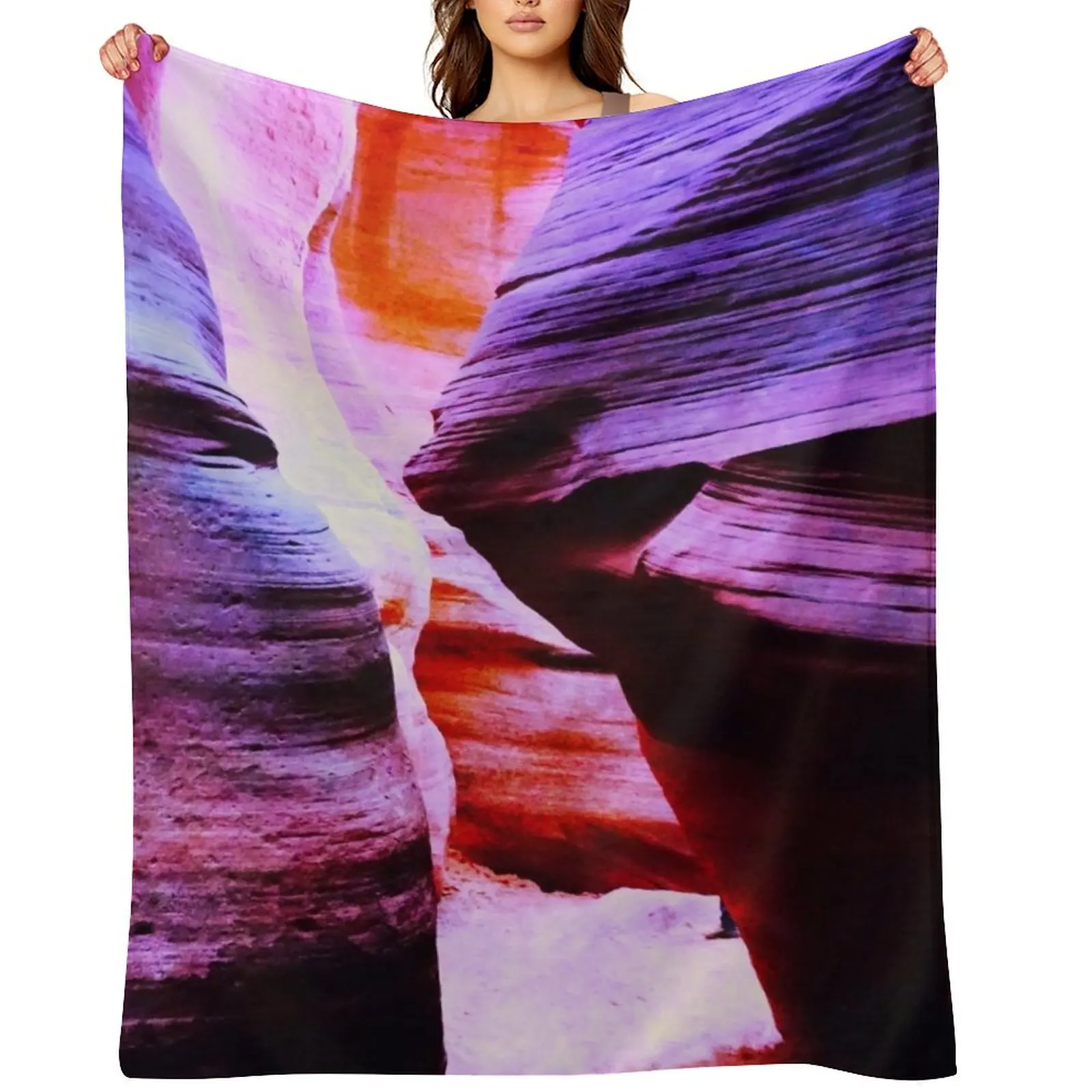 

Antelope Canyon III Throw Blanket Sofa manga Quilt cosplay anime Blankets