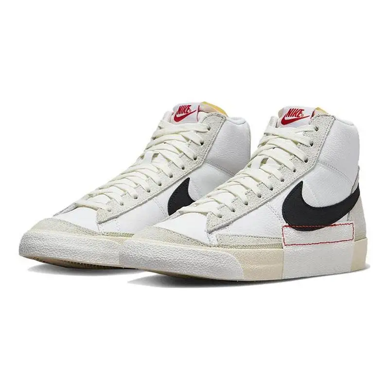 Nike Blazer Mid 77 Pro Club White Black Light Bone Summit White Кроссовки DQ7673-100