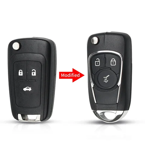 Модифицированный откидной ключ KEYYOU для Chevrolet Cruze, Epica, Lova, Camaro, Impala, 2, 3, 4, 5 кнопочный пульт дистанционного управления, корпус ключа для автомобиля HU100, замена лезвия
