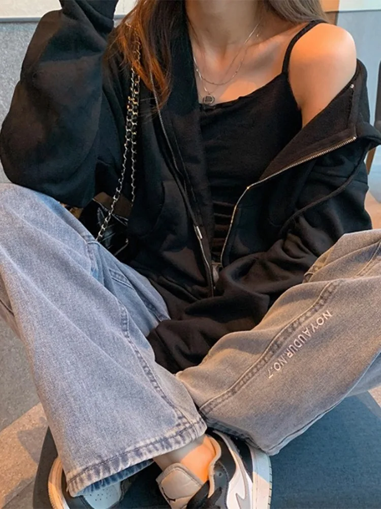 

Милые толстовки с капюшоном Y2K, женские толстовки с капюшоном, многослойные, корейские, универсальные, в японском стиле, в стиле ретро, самая популярная, бархатная, с длинными рукавами, в американском стиле