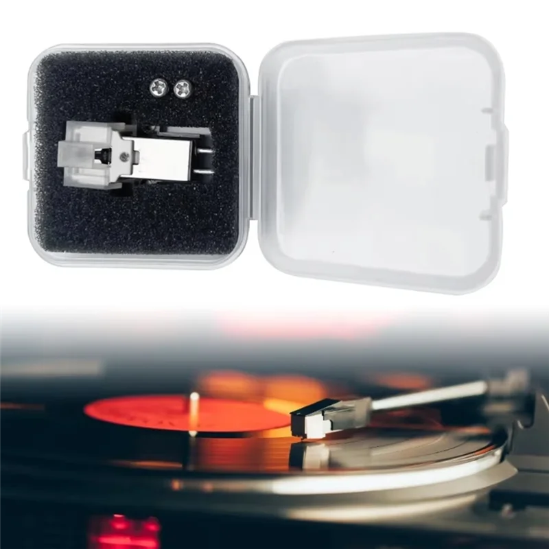 Classy-10Pcs Turntable Stylus Display Case Stylus Holder For Record Players Phonograph Needle Storage Case