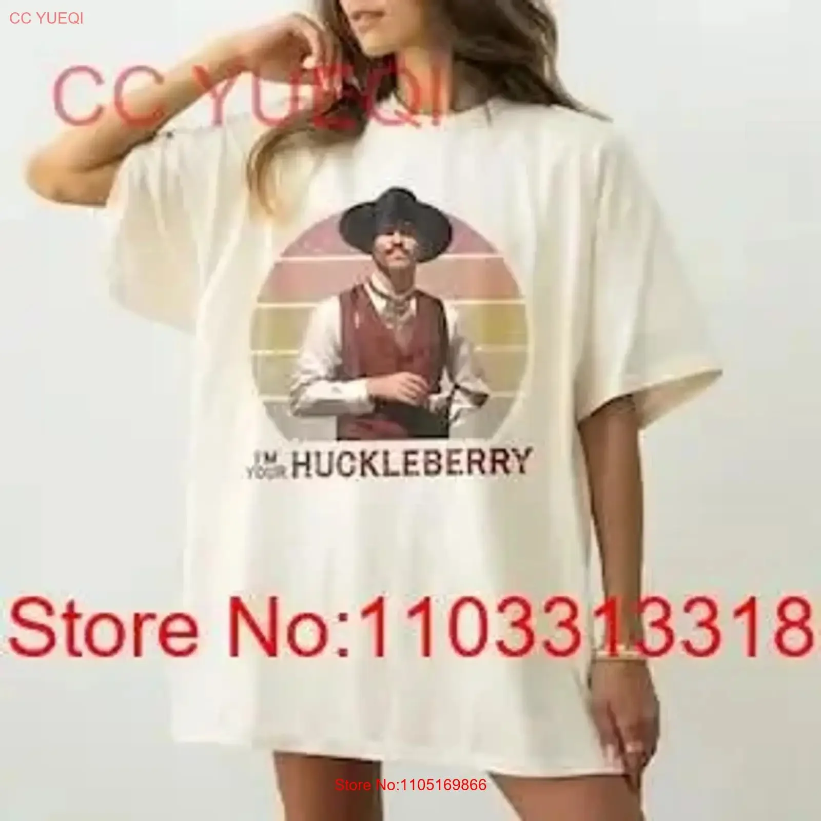 Val Kilmer Doc Holliday T Shirt I'm Your Huckleberry Cowboy vintage Washed Top For Everyday Wear Versatile  vintage Washed