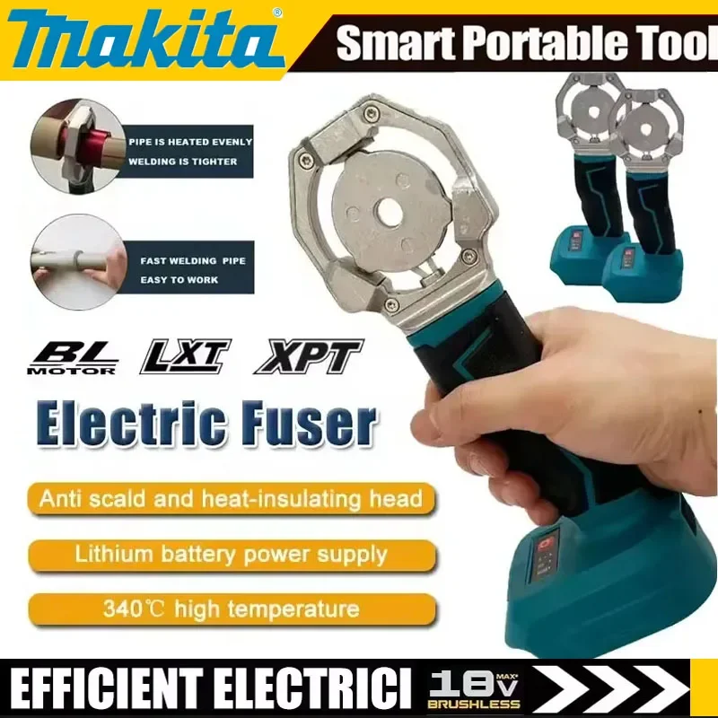 

Аккумуляторный аппарат для сварки труб Makita, паяльник для PPR/PE труб, термопаяльник для пластиковых труб, нагреватель для полипропиленовых труб, работает от аккумулятора 18В