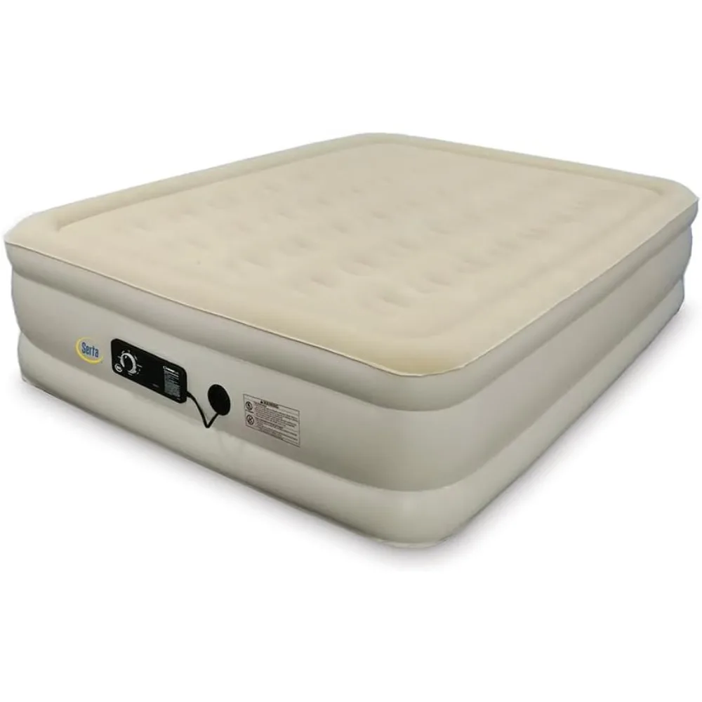 

Raised Air Mattress with Never Flat Pump | Luxury Inflatable Mattress with Built in Air Pump to Ensure a Good Night’s Rest