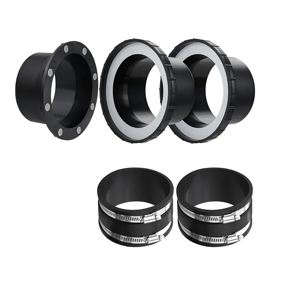Magnetic 4 Inch Dust Collection Hose Connector Kit Rubber Flexible Coupler For Woodworking Vacuum System Tool Accessories view 3