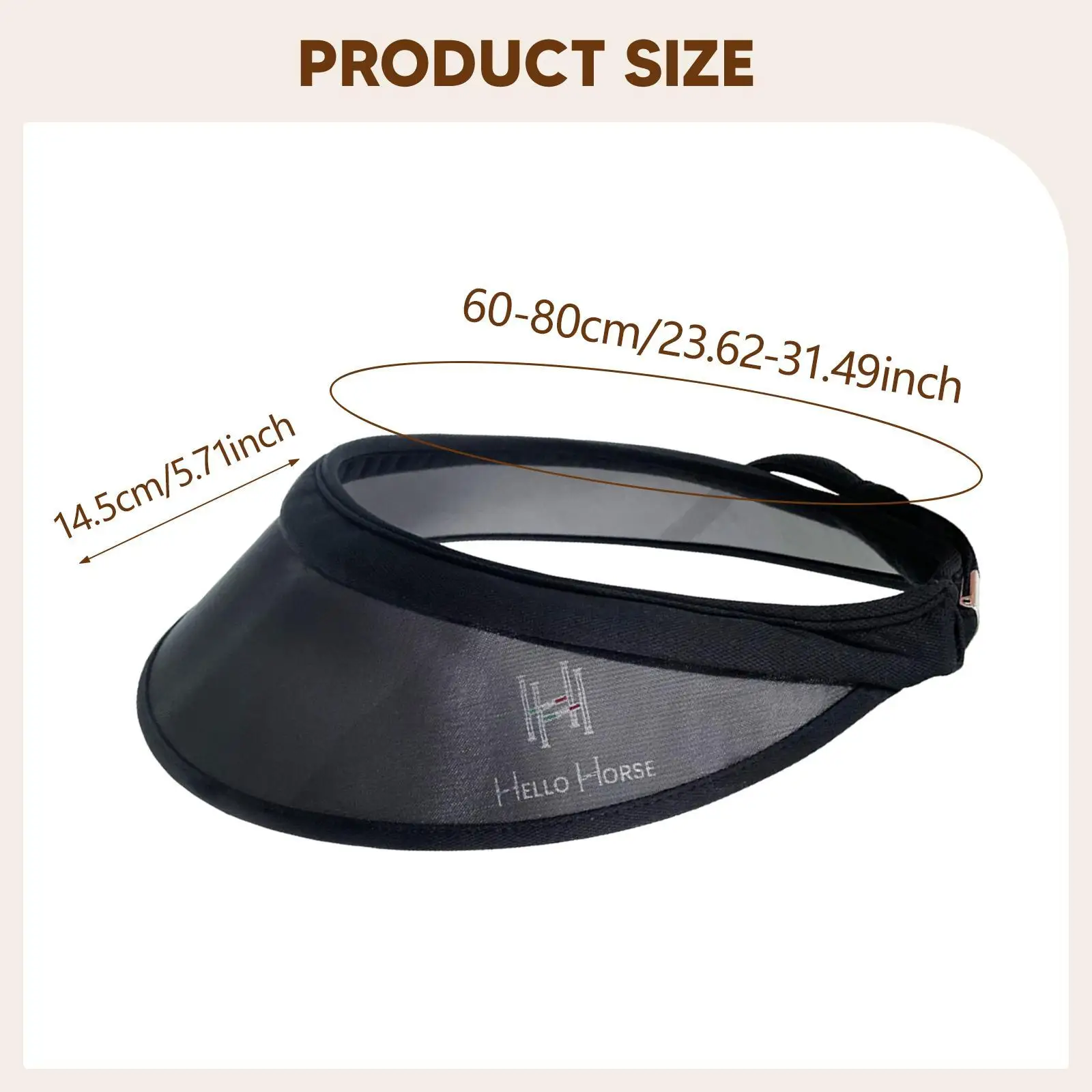 Helmet Sun Visor for Equine Activities Lightweight Construction Summer Shade Adjustable for Outdoor Cycling