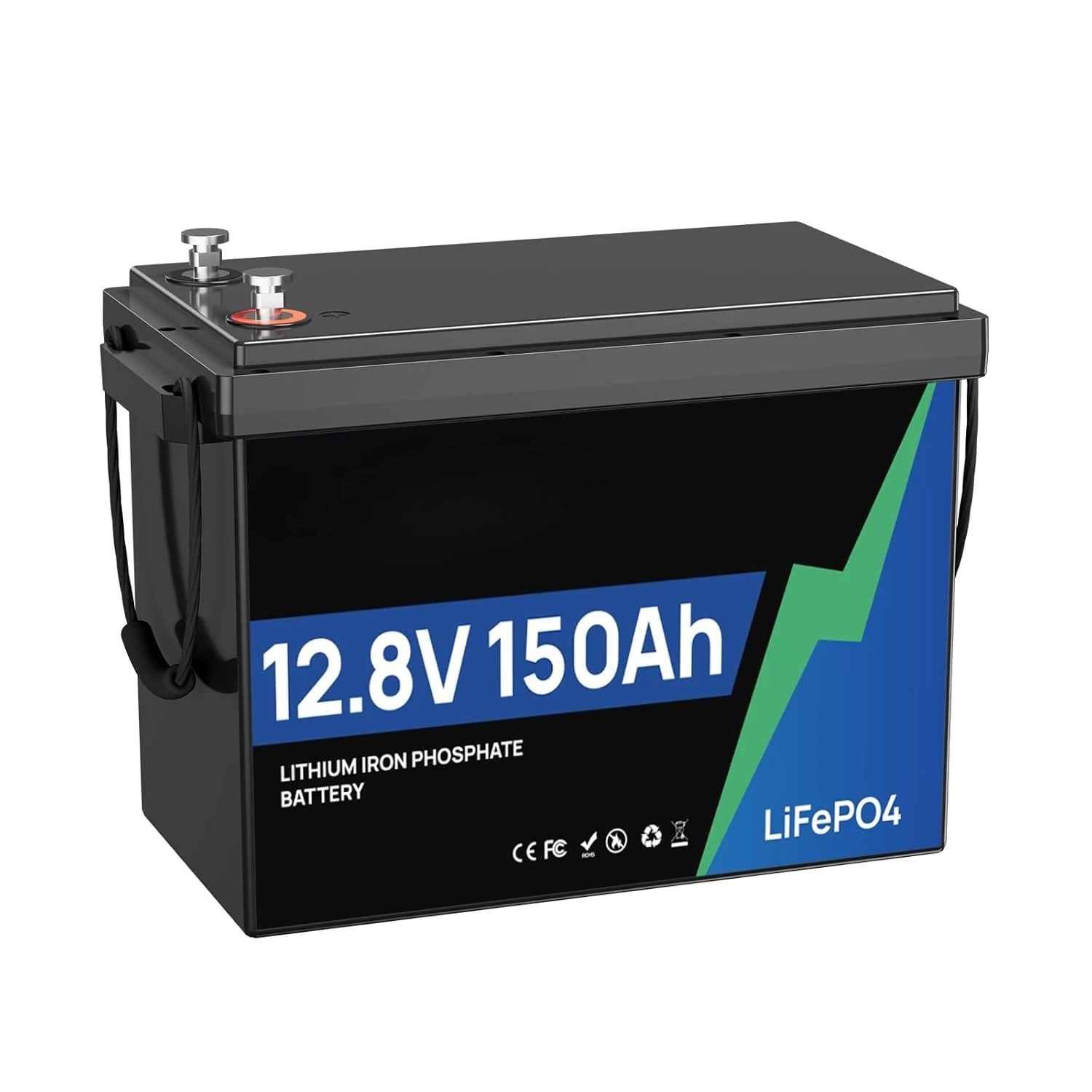 

Литиевая батарея LiFePO4 12В 150Ач, со встроенным BMS 100А, глубокого разряда, для автодомов, кемперов, лодок, солнечных систем, под заказ