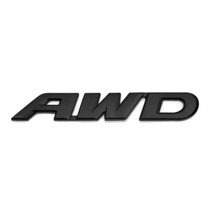 3D Metal AWD Logo Emblem Sticker 4WD Badge Decal Logo For VW Toyota RAV4 Honda Civic CRV Ford Buick Opel GMC Mazda SUV Off Road