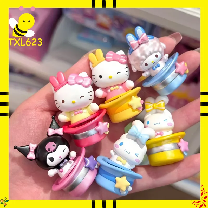 

Мини-орнамент, волшебная шляпа, серия, сумка с фасолью, модная мультяшная кукла, игрушки, подарок ручной работы, Новое поступление, милая игровая коробка