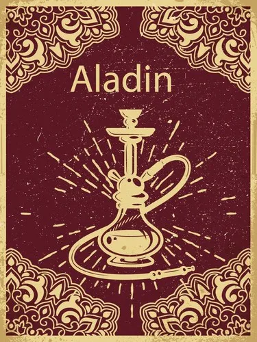 Aladin Wandplakette Vintage Metallschild