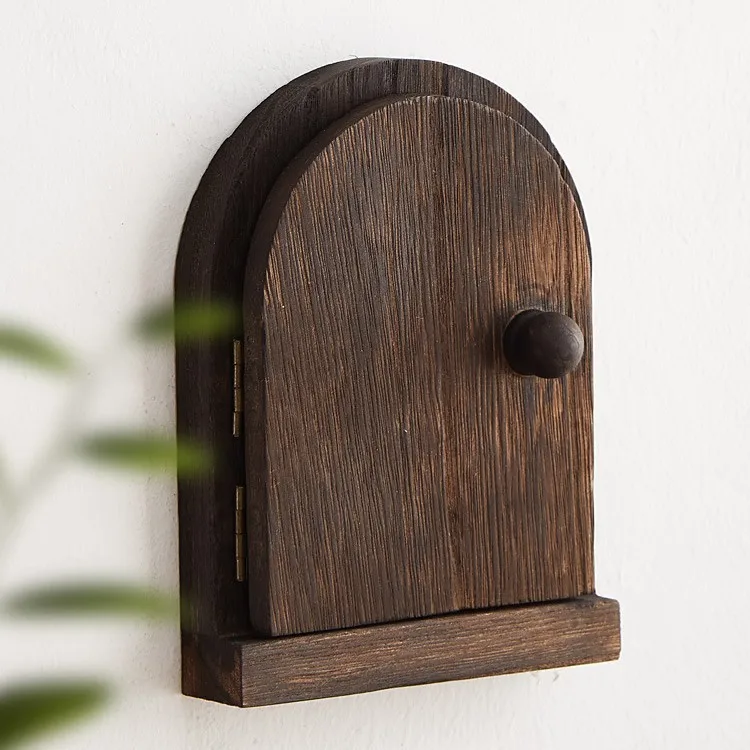 Solid Wood Switch Protective Cover Wall Mounted Home Socket Decorative Frame Protective Cover Electric Shock Proof Cover Button