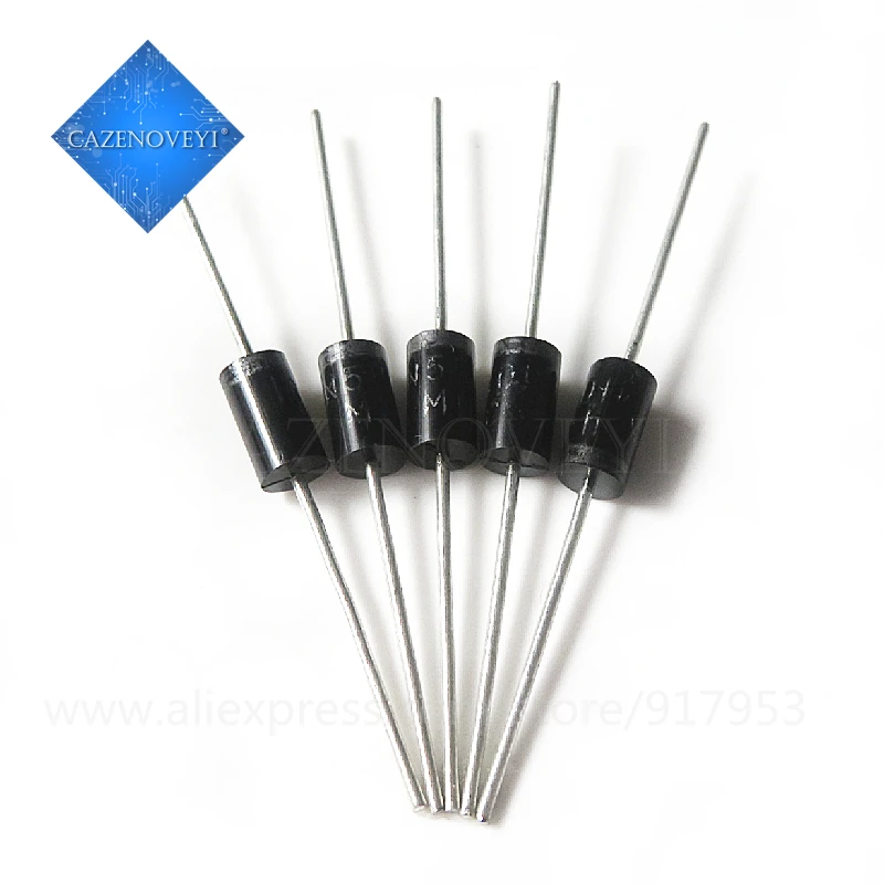 20pcs/lot Rectifier Diode 1N5408  1N5404 1N5401 1N5822 1N5818  UF5408 UF5402 6A10 10A10 DO-27 In Stock