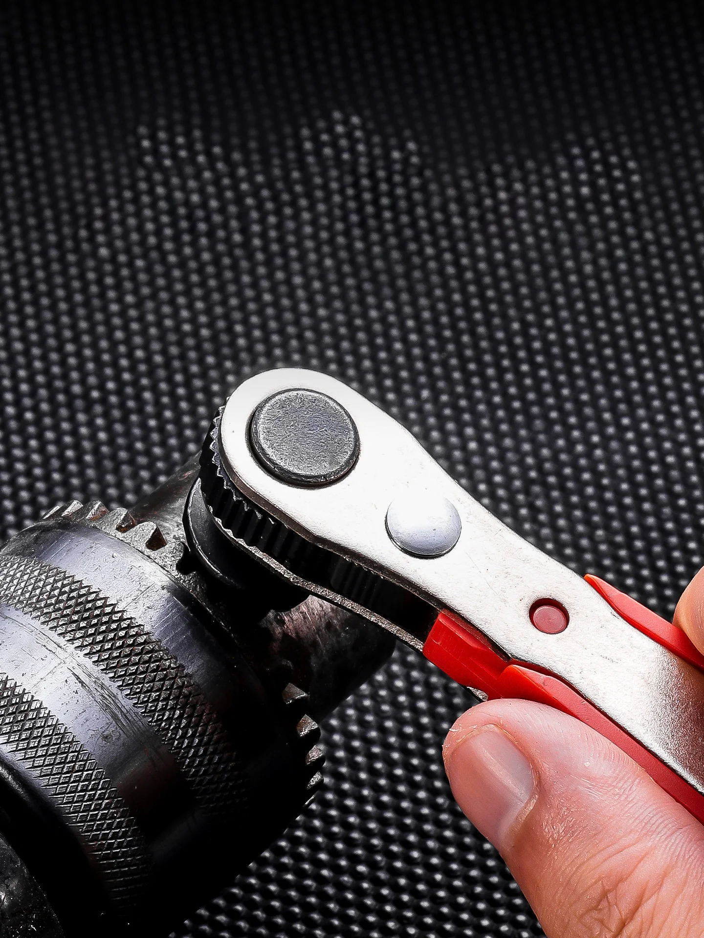Mini Ratchet Wrench Screwdriver 1/4 Hex Quick Release Magnetic 36 Tooth Adjustable Car Motorcycle Repair Tool In Tight Spaces