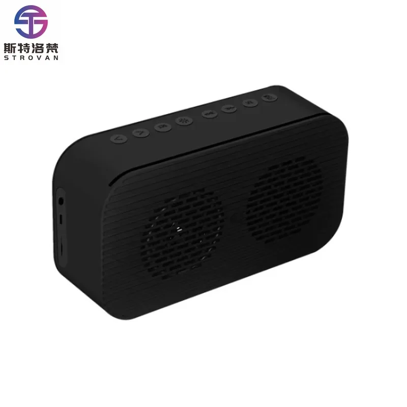 

LED Charging Speaker Radio Alarm Mirror 1200 MAh Electronic Clock