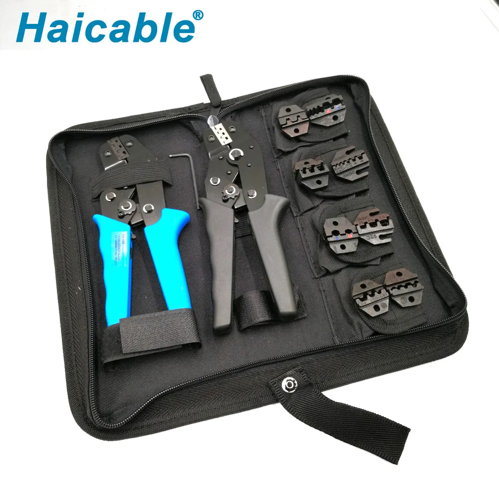 مجموعة أدوات العقص اليدوية SN-48BKS كابل المكشكش اليدوي ذو طيات يموت عدة