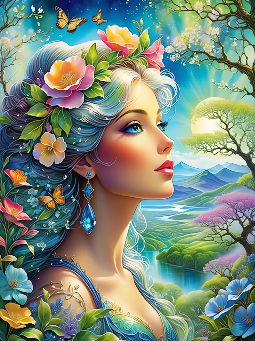 

Пазлы «Портрет женщины в лесу» 500/1000/1200/2000 элементов, семейные игры для игровой комнаты, спальни, подарки, декор для дома