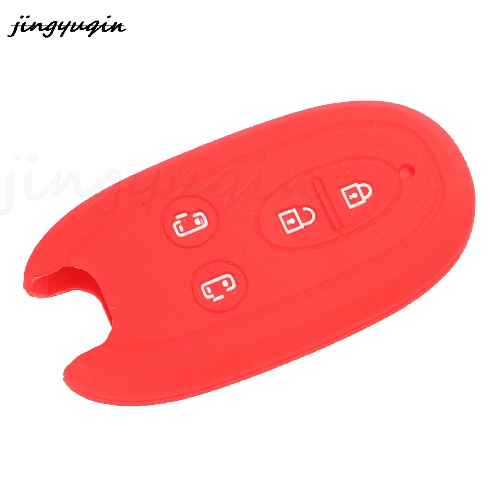 jingyuqin Remote Key Cover Case Silicone Protect Shell For Suzuki Grand Vitara New Swift Jimny Sx4 Alto Car Accessories