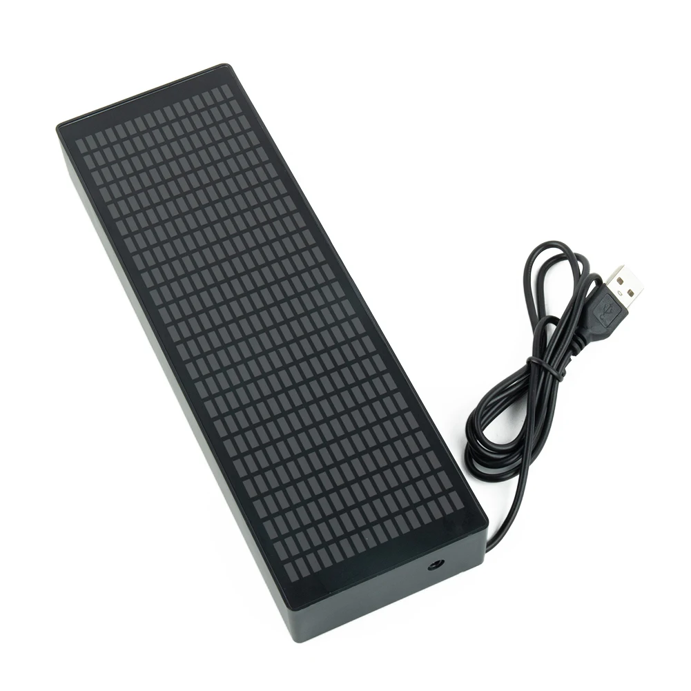 Audio Spectrum LED VU Meter Home Decoration Power-off Retention Real-time Frequency Display USB Power Interface