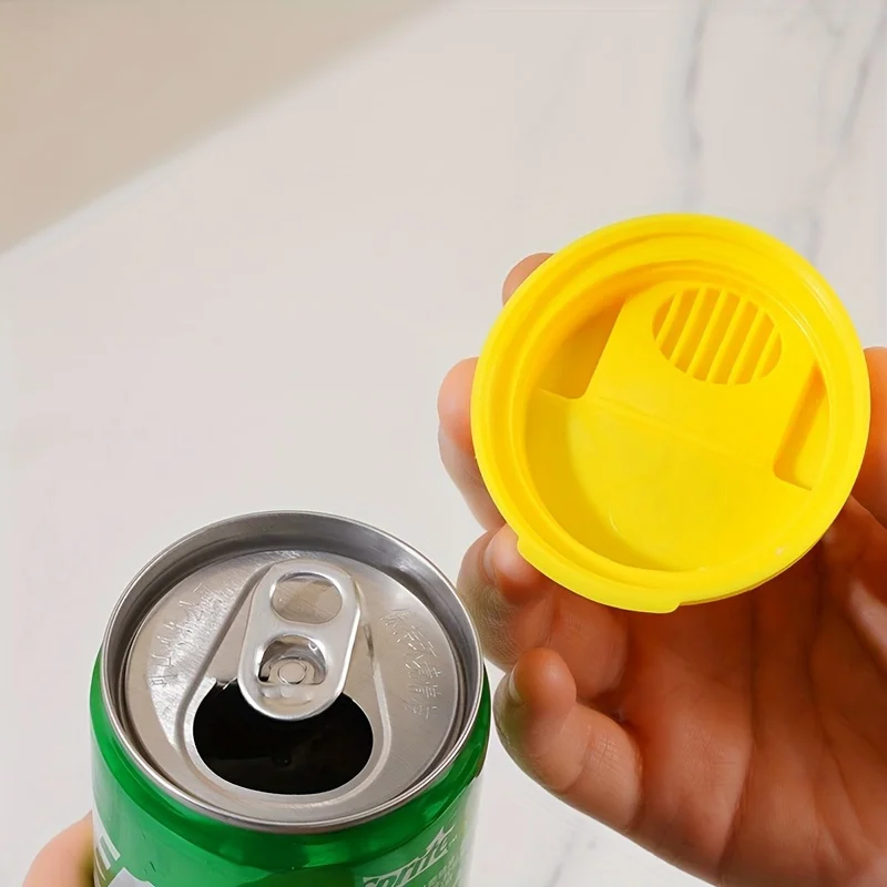 3pcs Reusable Plastic Bottle Cap with Press Button | Uncoated, Perfect for Outdoor Camping and Picnics