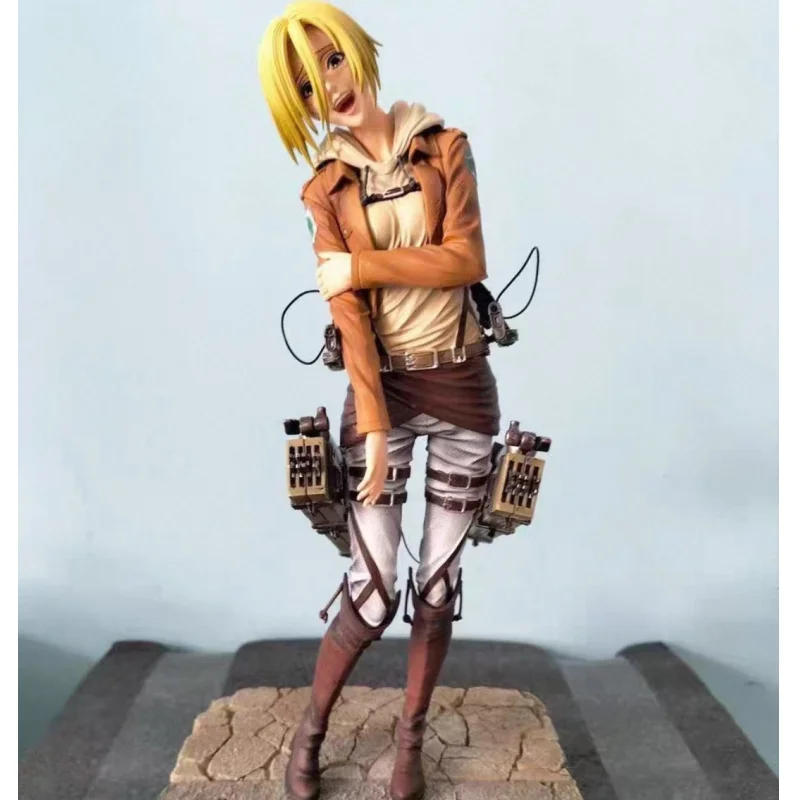 

Фигурка Ани Леонхарт из «Атаки Титанов», 28 см – Полный комплект, статуэтка GK в униформе Разведывательного отряда, настольный декор, подарок, коллекционная аниме-фигурка