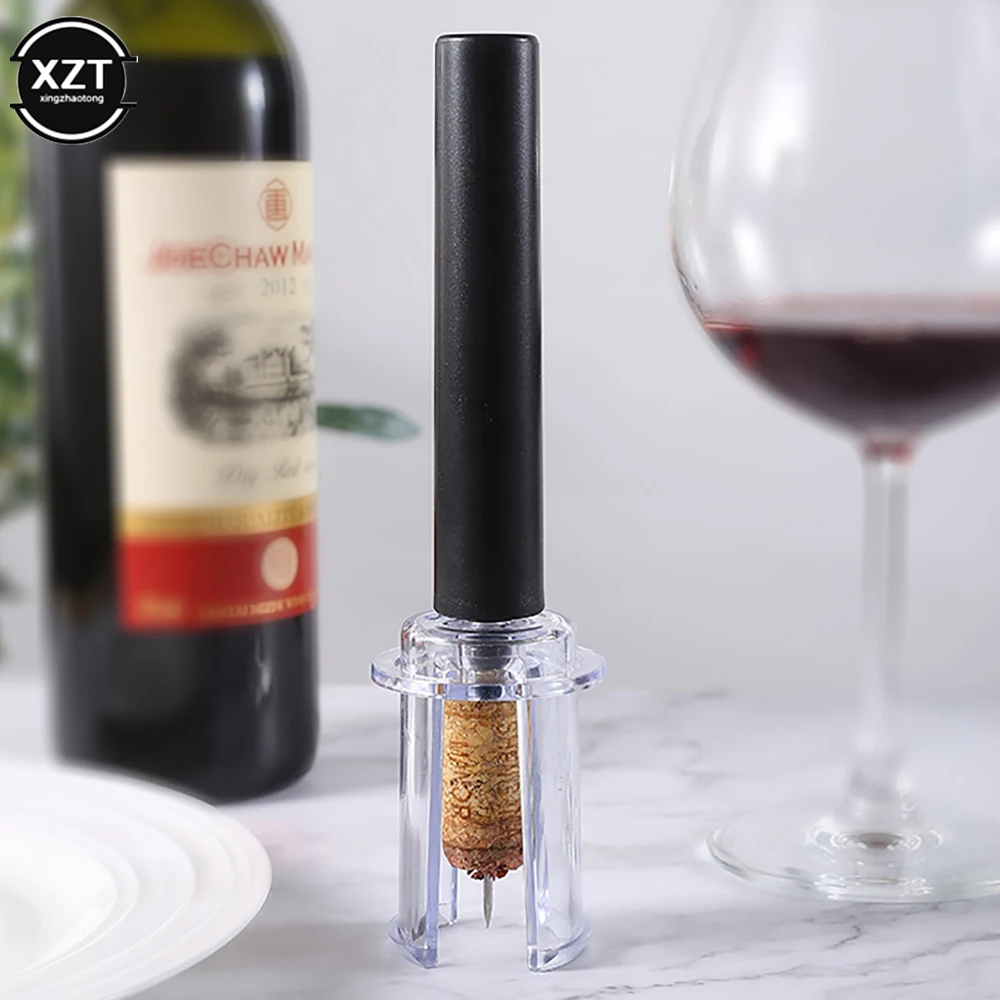 

Newest Air Pneumatic Pump Wine Opener Bottle Opener Corkscrew With Stainless Steel Needle Pin Type Cork Out Tool Easy To Clean