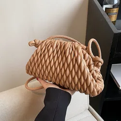 Mini Pouch Cloud Bag Crossbody Bags for Women 2024 Luxury Designer Shoulder Bag Folds Dumpling Sling Bags Handbags and Purses