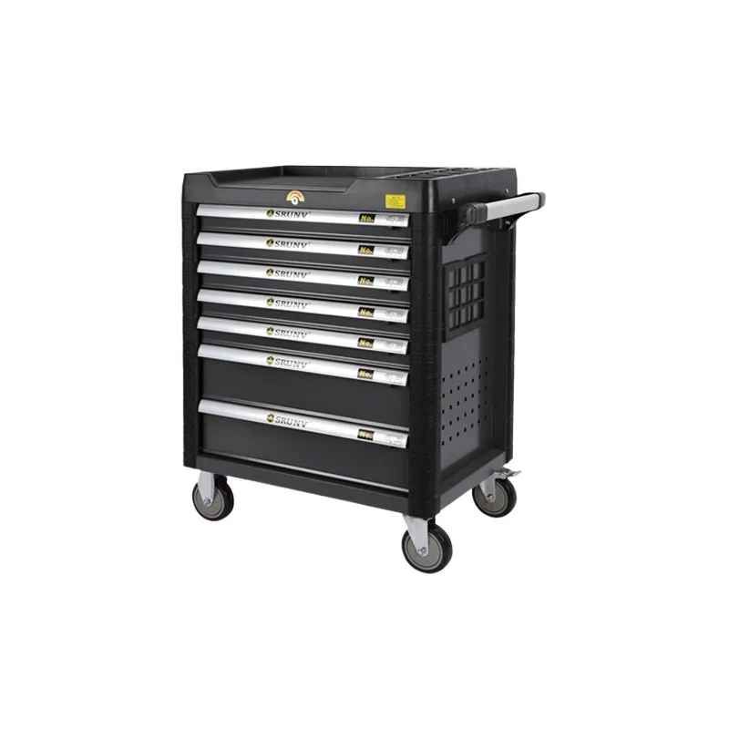 Heavy Duty Rolling Tool Cart Industrial Grade Mechanic Cabinet With Multiple Drawers Mobile Workshop Trolley