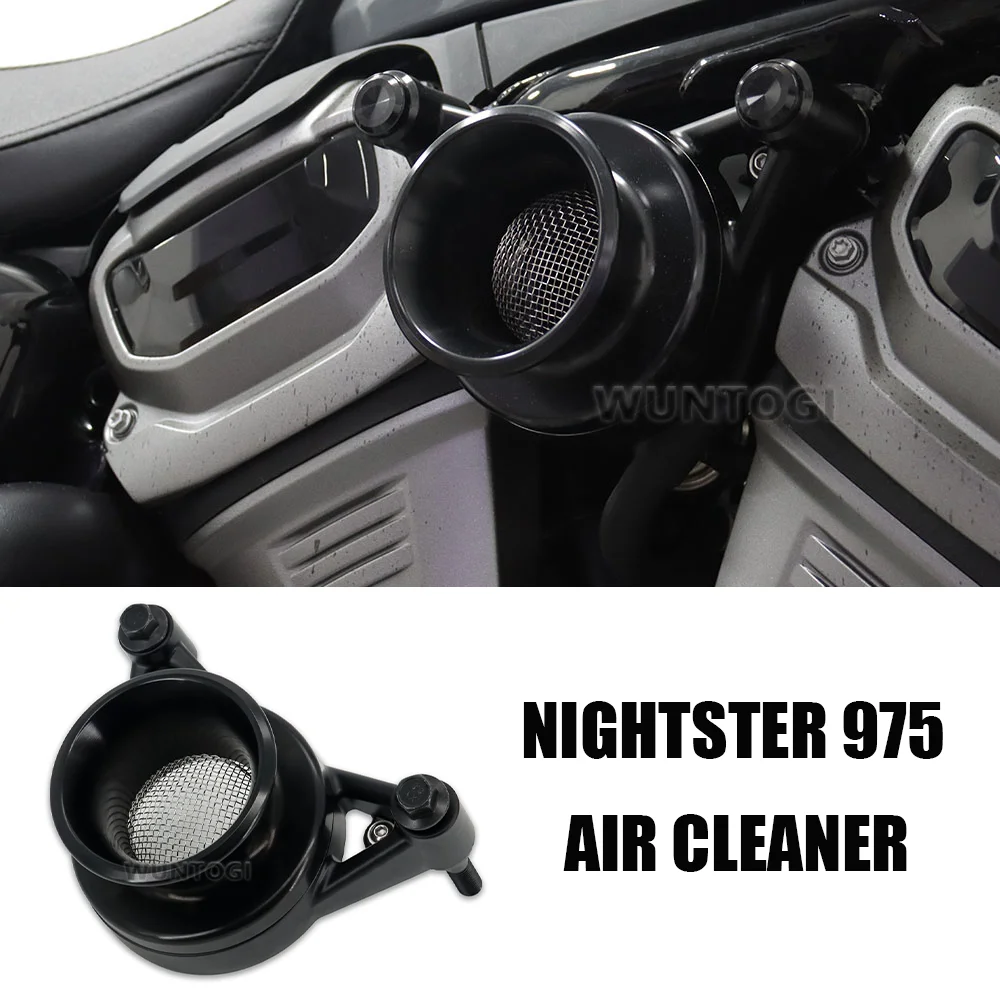 

Nightster 975 Accessories Intake Filter System Kit Velocity Stack For Harley Nightster975 RH975 2022 2023 Air Cleaner Motorcycle