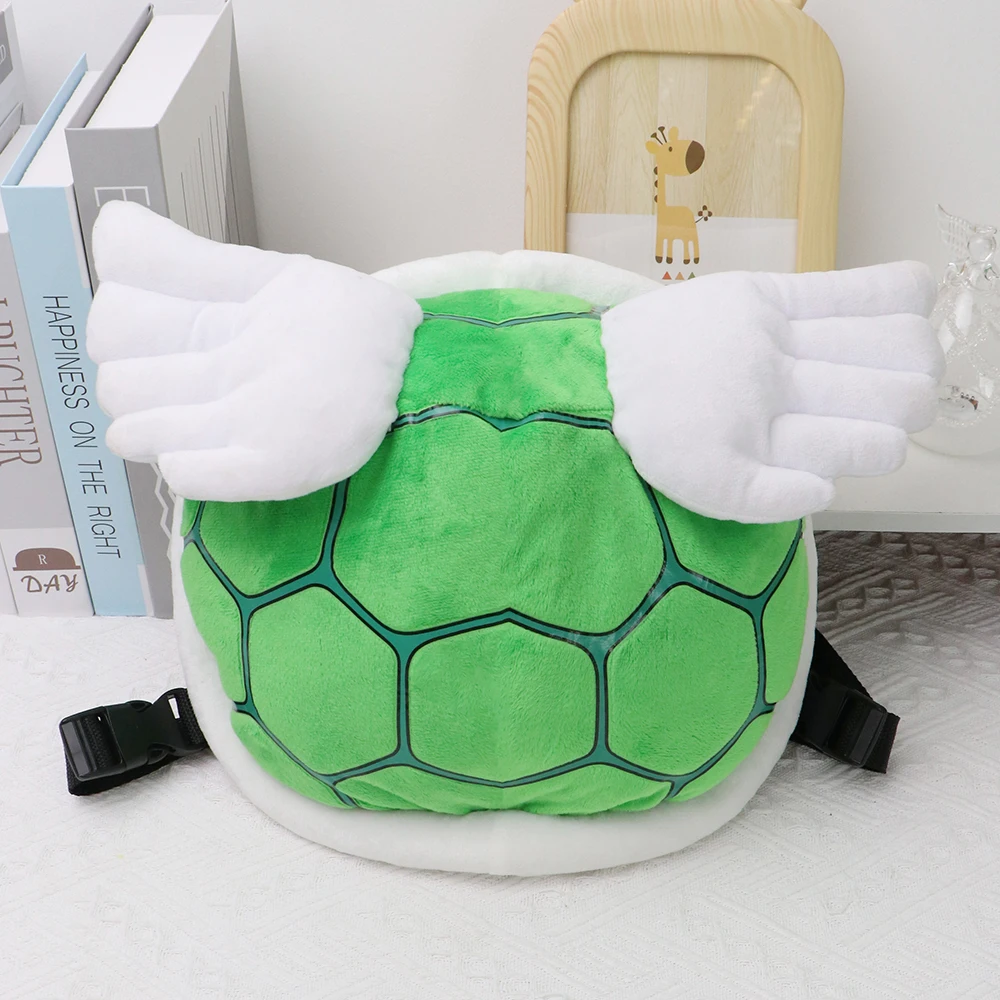 Bowser Koopa Troopa Paratroopa Plush Backpack Red Knapsack Primary School Student Bag Game Peripheral Toy Cosplay Toys for Kids