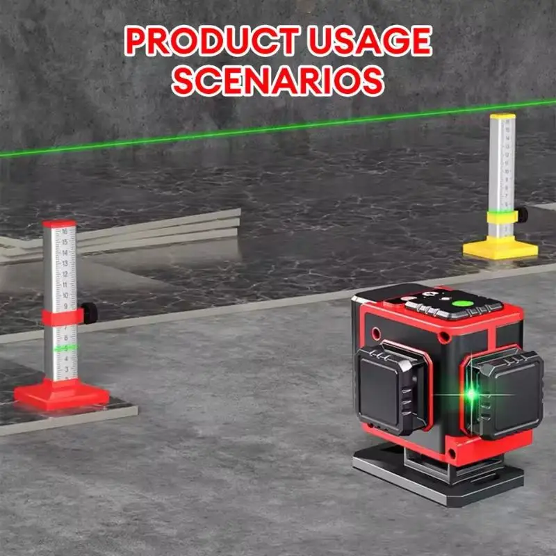 Adjustable Engineers Measuring Tool 0-160mm Aluminum Alloy Tile Leveling Ruler High Precision Horizontal Bubble Ruler