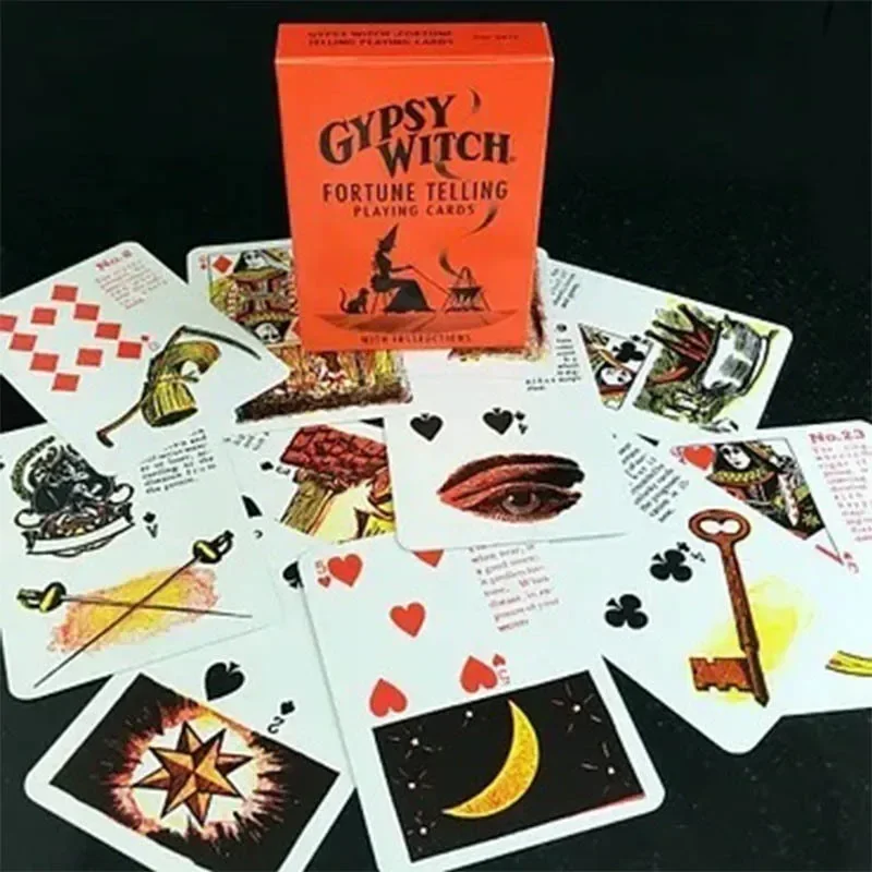 Gypsy Witch Fortune Cards Lenormand Deck Tarot Cards For Beginners Oracle Card Game Board Game Toy