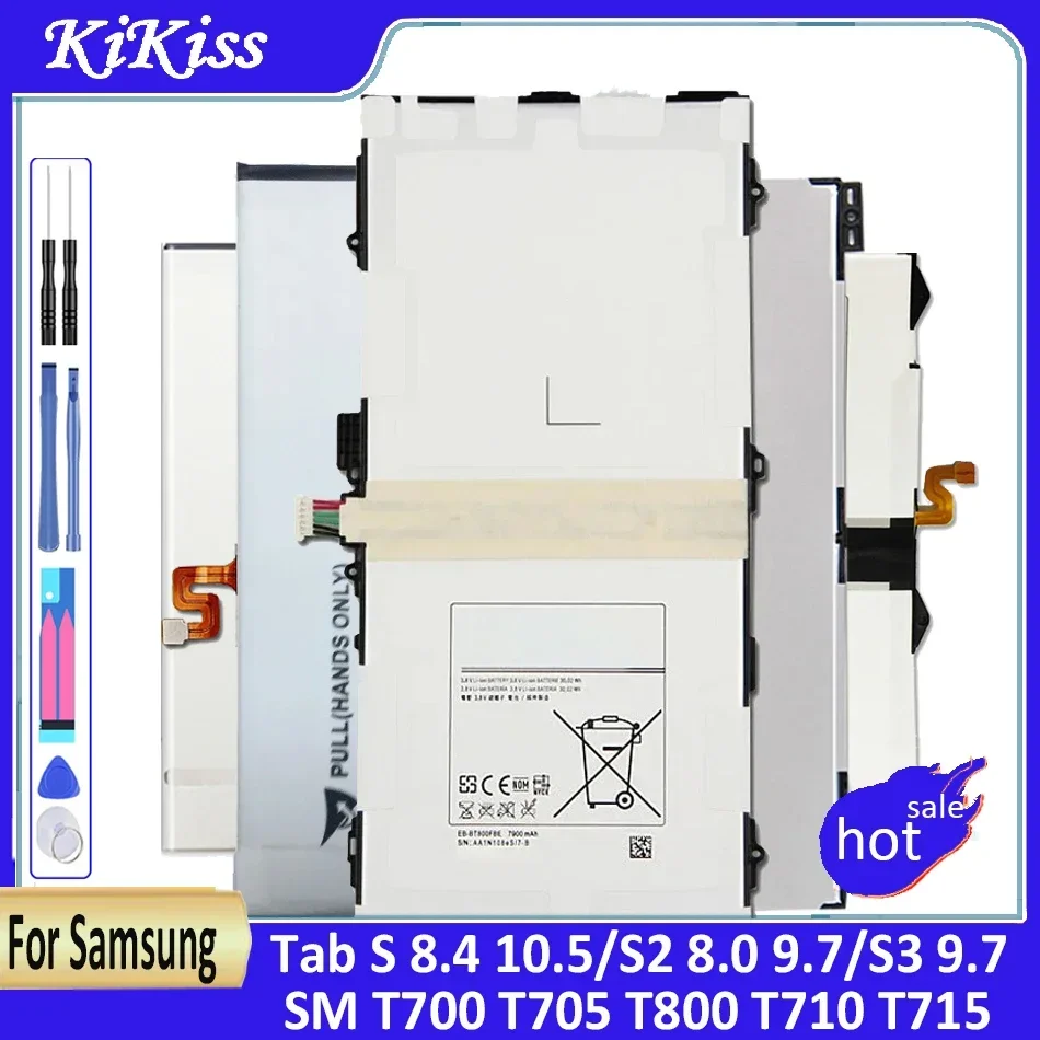 

Battery For Samsung GALAXY Tab S 8.4 10.5/S2 8.0 9.7/S3 9.7 SM T700 T705 T800 T710 T715 T810 T815 T820 T825 EB-BT705FBE