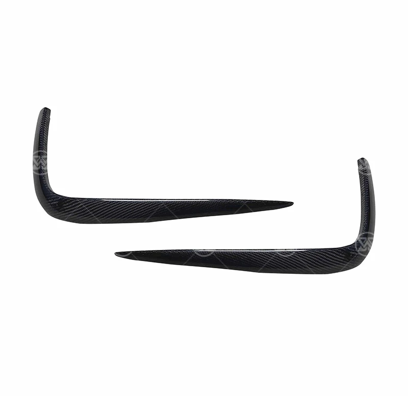 

Car Flaps Apron Trim Canard For BMW 5 Series G30 G38 530i 540i Carbon Fiber Front Bumper Lip Splitter Side Fins Winglet Body Kit