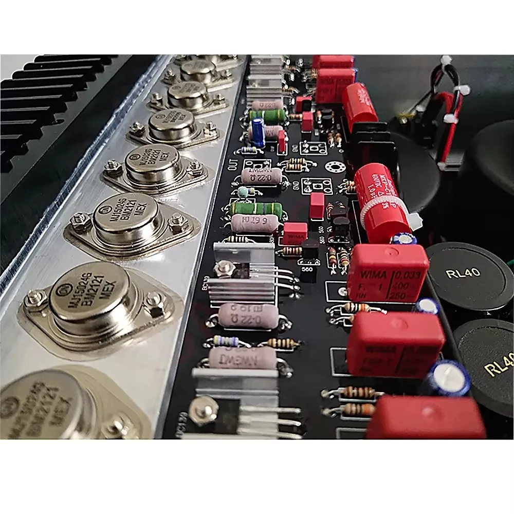 SUNBUCK Reference Британская музыка Факс A1000 Pure Class A HIFI усилитель 50 Вт стерео 2,0 MJ15024 золотой герметичный ламповый усилитель аудио