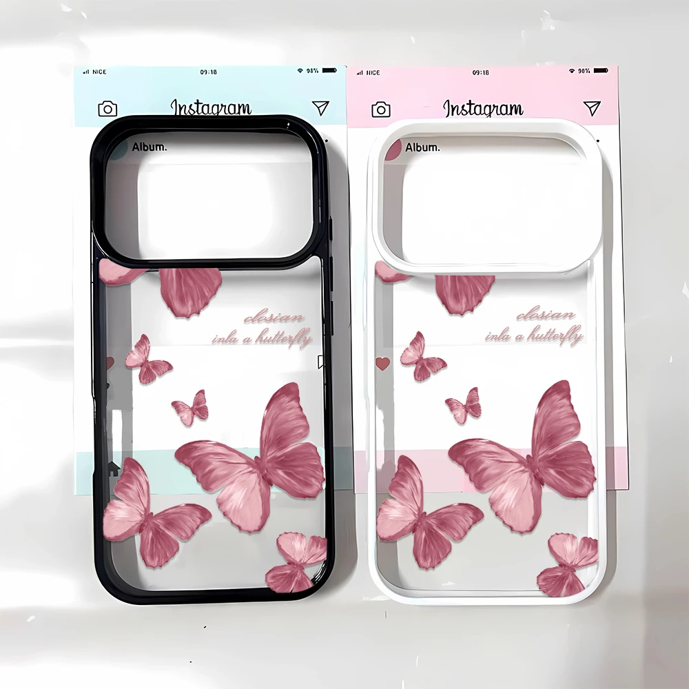 Pretty Pink Phone Case Retro Slim Top Fit Button Cover Smooth for iPhone 15 Best Art Air Max 17 12 16 14 Pro 11 13 Soft Plus
