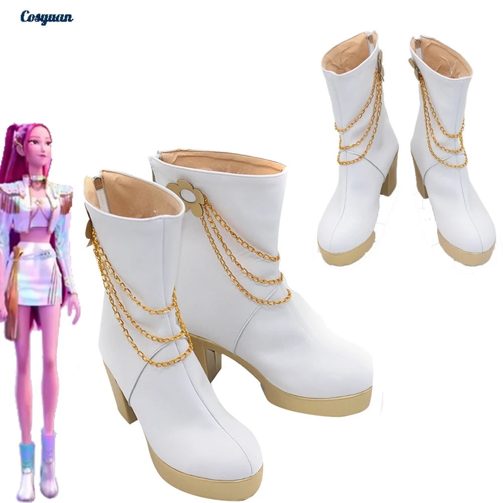 

Cartoon Demon Hunter of KPop Cosplay Mira Shoes Costume Accessory Party Disguise Halloween Fantasia Female Footwear Outfit