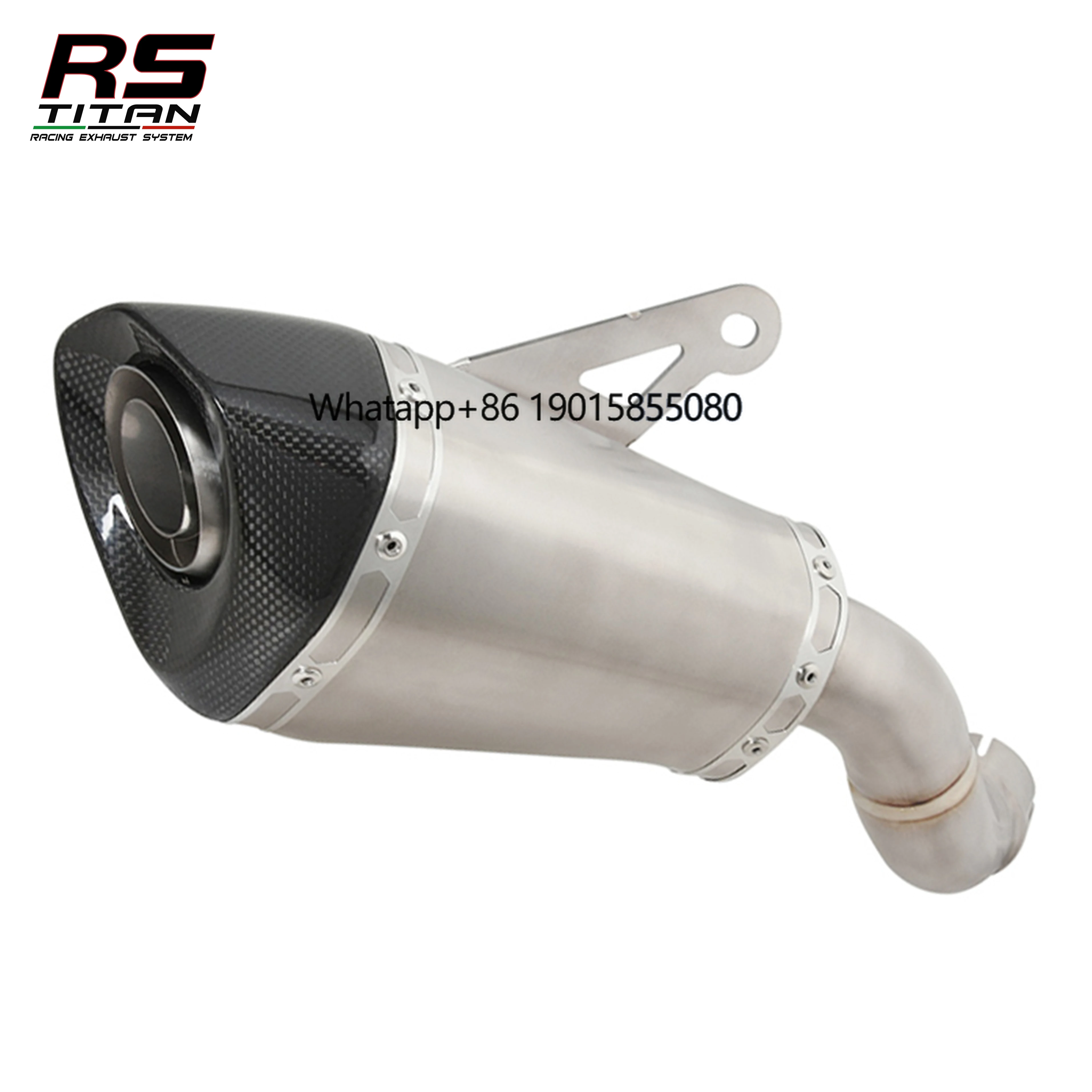 

Z900 Motorcycle Exhaust Front Pipe Titanium Steel Stainless Connector for Original Exhaust Pipe Muffler