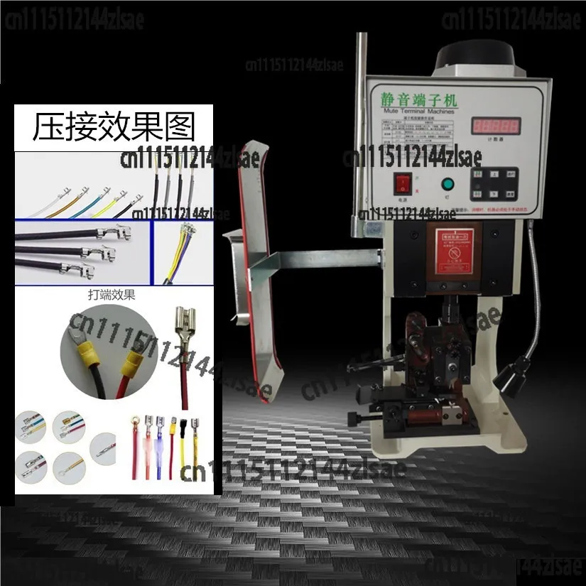 1.5T Terminal crimping machine with OTP Straight/Horizontal Applicator Super Connector Crimper Tool for Cable Wire Flat Cable