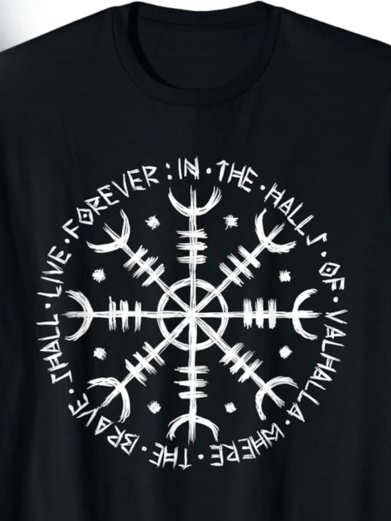

The Crown of Fear Print T-Shirt - Comfortable Casual Wear with Eye-catching Designs - High-quality Short Sleeve Tees