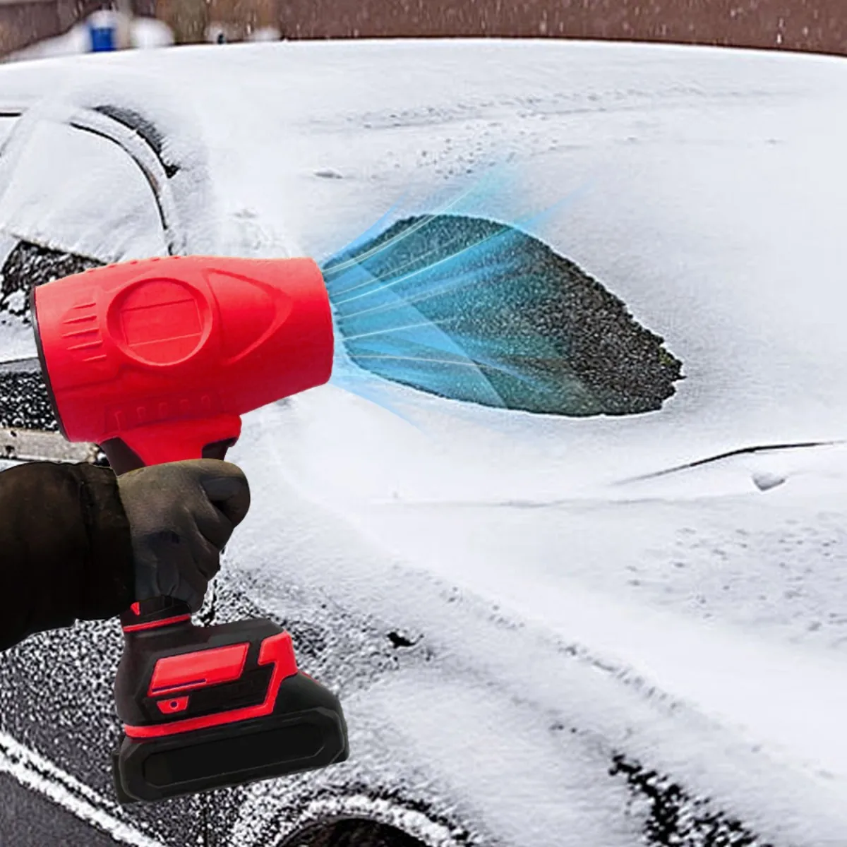 مجفف شعر توربو جيت، منفاخ أوراق شجر لاسلكي كهربائي Rpm، مجفف شعر نفاث 21 فولت، منفاخ هواء عالي الضغط، منفاخ سيارة محمول باليد #6