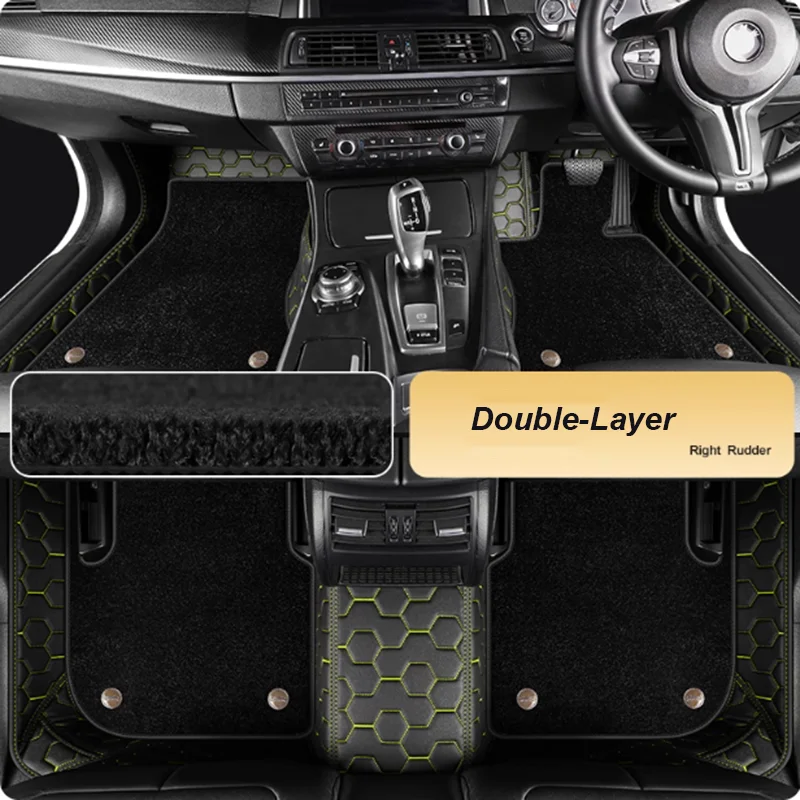 

5D Custom Car Floor Mats For BMW IX3(G08) IX(I20) Auto Carpets Double Layer Coche Liners Blanket