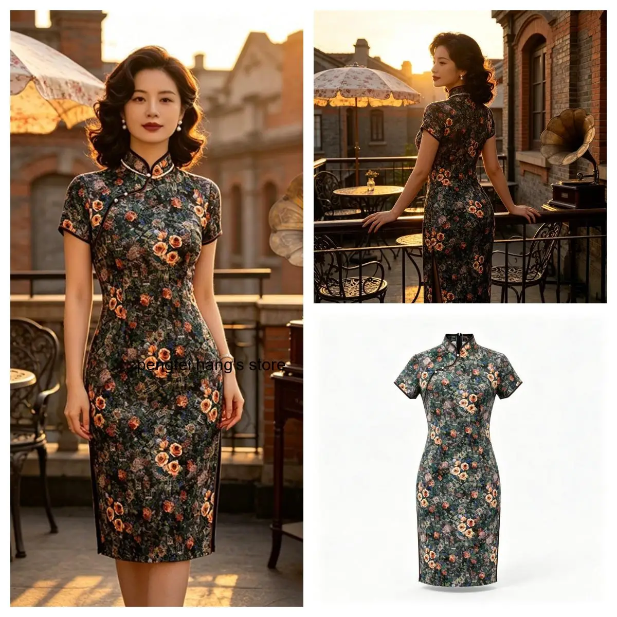Elegant Ladies 2026 Mid-Length Cheongsam with Hidden Subtle Jacquard Pattern Understated Luxury Slimming Daily Banquet Qipao