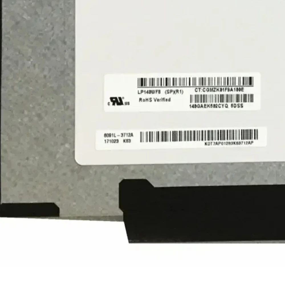 

LP140WF8 SPR1 30-контактный 14,0-дюймовый ЖК-экран для ноутбука, сменная панель дисплея, матрица 1920X1080