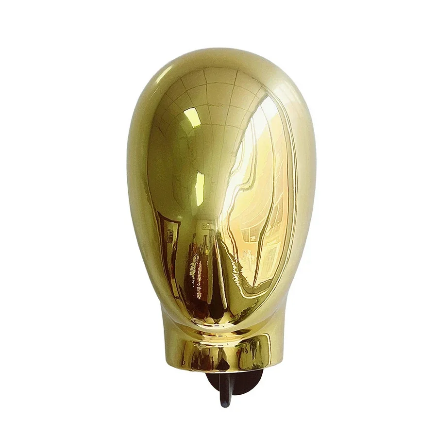 

Hat Rack Wall Mounted Mannequin Head Wig Making Head Metal Head Wig Hat Glasses Display Storage Wigs Show Display Stand