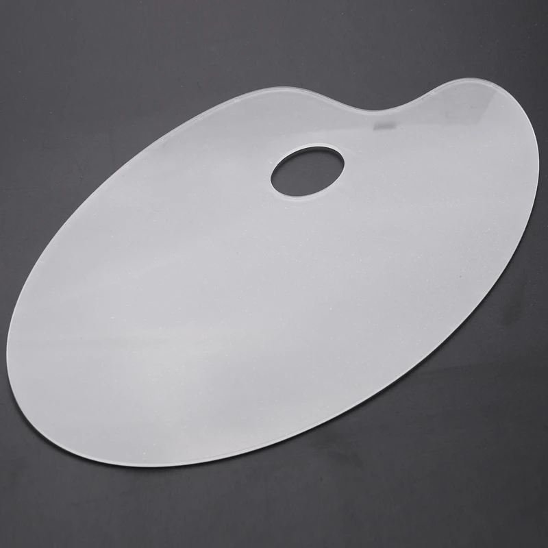 Paleta de Tinta Acrílica Transparente, Pintura Artesanal DIY, 10x6 Polegadas, Pacote 2