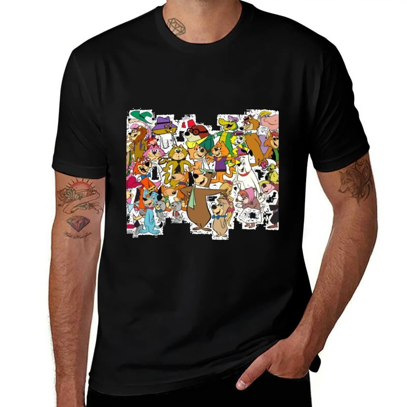 

Hanna Barbera Coffee Mug T-Shirt Vintage Style Printed Top