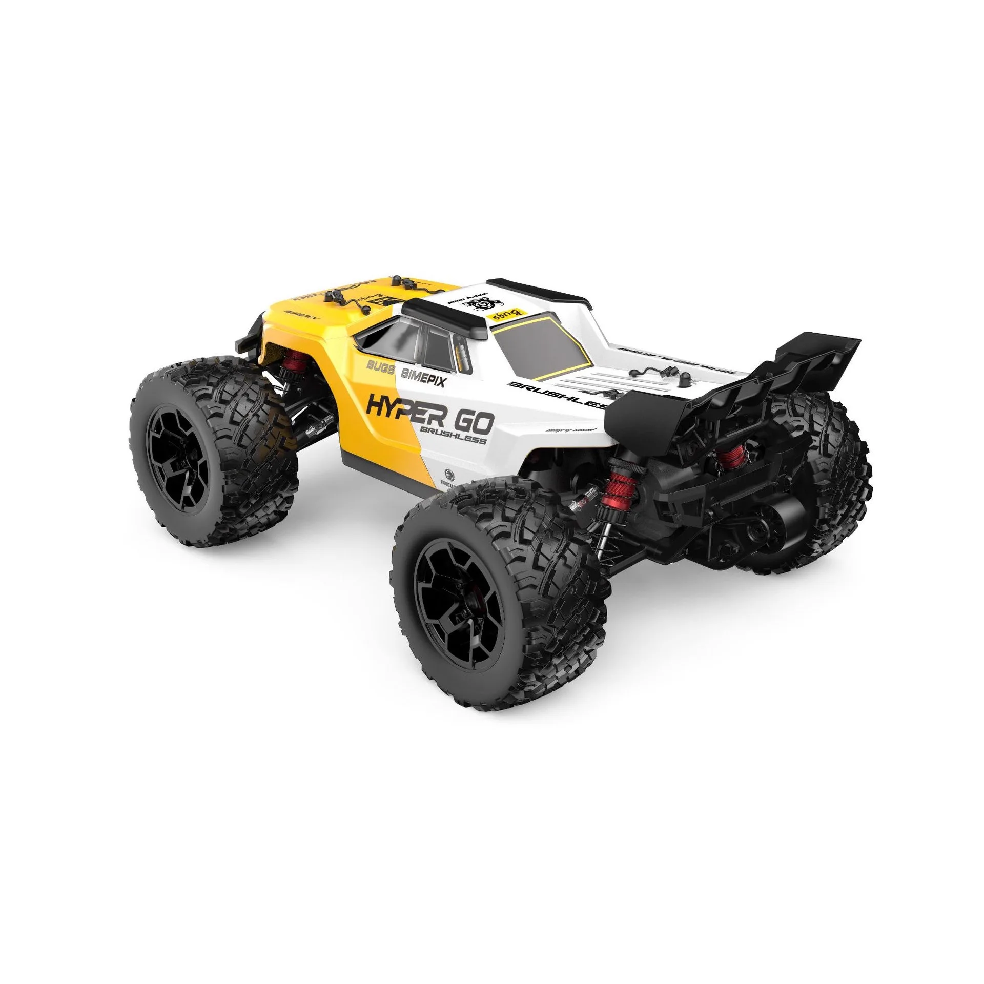 

MJX 14207 1:14 Бесщеточный радиоуправляемый дрифтовый автомобиль 4WD 70 км/ч RTR Шасси из сплава Масляный амортизатор Светодиодный светильник Высокоскоростной подарок