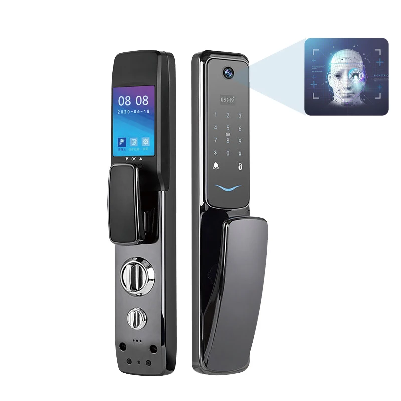 cerradura de puerta con reconocimiento facial electronic Fingerprint smart door lock for gate